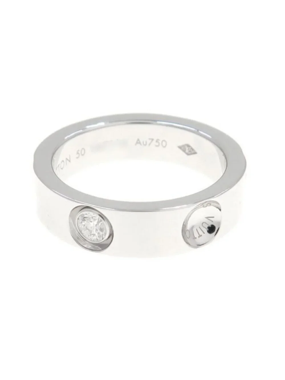 Louis Vuitton Petite Bague Empreinte Ring Diamond 50 a